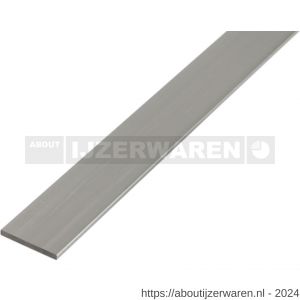 GAH Alberts platte stang aluminium zilver 50x3 mm 2 m - W51501190 - afbeelding 1