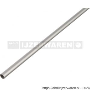 GAH Alberts ronde buis aluminium zilver 30x2 mm 1 m - W51500812 - afbeelding 1