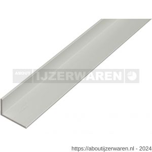 GAH Alberts hoekprofiel aluminium zilver 30x15x2 mm 1 m - W51501081 - afbeelding 1