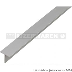 GAH Alberts T-profiel aluminium zilver 35x35x3 mm 1 m - W51501323 - afbeelding 1