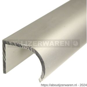 GAH Alberts greepprofiel aluminium zilver 25x19 mm 2 m - W51500678 - afbeelding 1