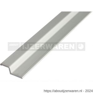 GAH Alberts greepprofiel gehoekt aluminium zilver 40x13 mm 2 m - W51501437 - afbeelding 1