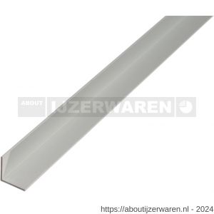 GAH Alberts hoekprofiel aluminium blank 25x25x2 mm 1 m - W51500974 - afbeelding 1