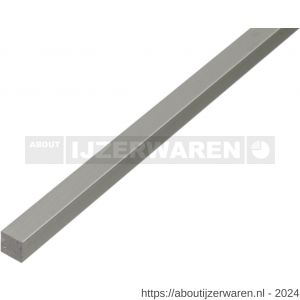 GAH Alberts vierkante stang aluminium zilver 10x10 mm 1 m - W51501454 - afbeelding 1