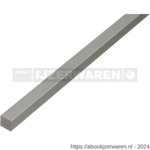 GAH Alberts vierkante stang aluminium zilver 12x12 mm 1 m - W51501457 - afbeelding 1