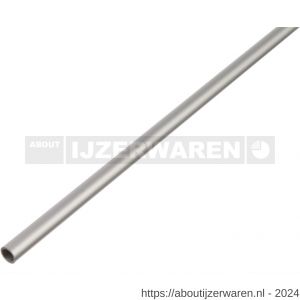 GAH Alberts ronde buis aluminium zilver 20x1 mm 1 m - W51500808 - afbeelding 1