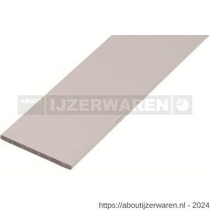 GAH Alberts platte stang aluminium wit 20x2 mm 2 m - W51501193 - afbeelding 2