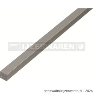 GAH Alberts vierkante stang aluminium zilver 10x10 mm 2 m - W51501455 - afbeelding 1