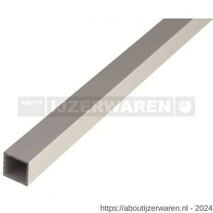 GAH Alberts vierkante buis aluminium zilver 10x10x1 mm 2 m - W51500862 - afbeelding 1