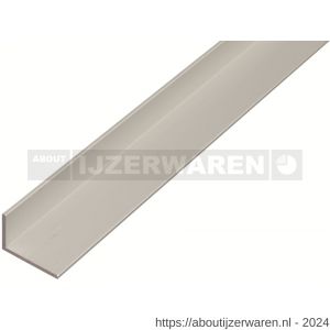 GAH Alberts hoekprofiel aluminium zilver 30x30x2 mm 1 m - W51501059 - afbeelding 1