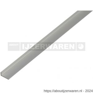 GAH Alberts kantbeschermingsprofiel aluminium zilver 19x8 mm 1 m - W51501610 - afbeelding 1