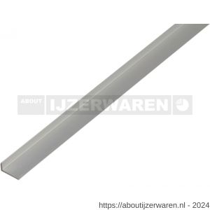 GAH Alberts kantbeschermingsprofiel aluminium zilver 19x8 mm 2 m - W51501611 - afbeelding 1