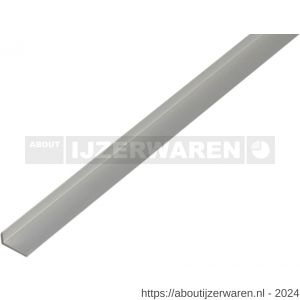 GAH Alberts kantbeschermingsprofiel aluminium zilver 14x10 mm 2 m - W51501609 - afbeelding 1