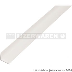 GAH Alberts hoekprofiel PVC wit 25x25x1,5 mm 2,6 m - W51500918 - afbeelding 1