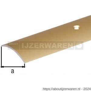 GAH Alberts overgangsprofiel PVC beige verzonken schroefgaten 30x0,9 mm - W51502001 - afbeelding 1