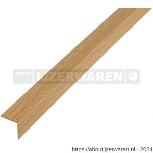 GAH Alberts hoekprofiel PVC eiken 20x20x1,5 mm 2 m - W51500940 - afbeelding 1