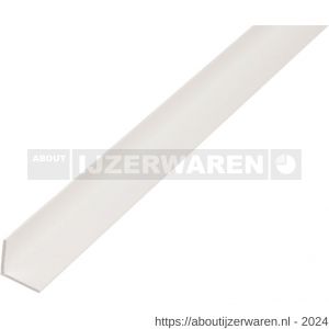 GAH Alberts hoekprofiel PVC wit 20x20x1,5 mm 2,6 m - W51500917 - afbeelding 1