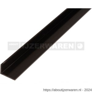 GAH Alberts hoekprofiel PVC zwart 30x20x3 mm 2 m - W51501044 - afbeelding 1