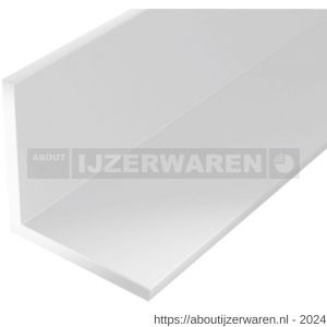 GAH Alberts hoekprofiel PVC wit 10x10x1 mm 1 m - W51500904 - afbeelding 1