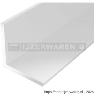 GAH Alberts hoekprofiel PVC wit 10x10x1 mm 2 m - W51500910 - afbeelding 1