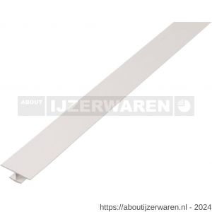 GAH Alberts H-profiel PVC wit 6x25x10 mm 2 m - W51500718 - afbeelding 1