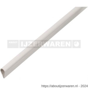 GAH Alberts klemprofiel PVC wit 15x0,9 mm 1 m - W51501613 - afbeelding 1