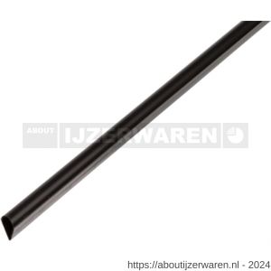 GAH Alberts klemprofiel PVC zwart 15x0,9 mm 1 m - W51501615 - afbeelding 1