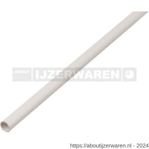 GAH Alberts ronde buis PVC wit 10x1 mm 2 m - W51500828 - afbeelding 1