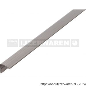 GAH Alberts hoekprofiel RVS 20x20x1,5 mm 1 m - W51501136 - afbeelding 1