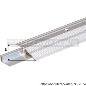 GAH Alberts compensatieprofiel Pro aluminium zilver geeloxeerd 44 mm 2,7 m - W51501912 - afbeelding 1