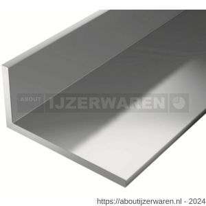 GAH Alberts hoekprofiel PVC zwart 20x10x1,5 mm 2,6 m - W51501046 - afbeelding 1