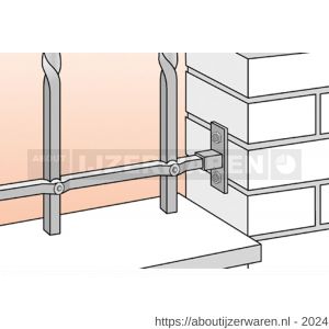 GAH Alberts bevestigingsset afrasteringen Secofix verzinkt 14 mm set 4 stuks - W51501732 - afbeelding 3