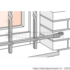 GAH Alberts bevestigingsset afrasteringen traliewerk verzinkt type 8955942 - W51501734 - afbeelding 3