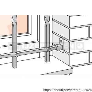 GAH Alberts bevestigingsset afrasteringen traliewerk verzinkt type 8955943 - W51501735 - afbeelding 3