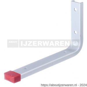 GAH Alberts wandhaak aluminium 90x160 mm - W51501744 - afbeelding 1