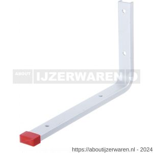 GAH Alberts wandhaak recht aluminium 130x230 mm - W51501745 - afbeelding 1