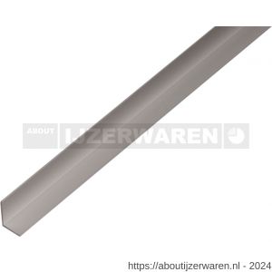 GAH Alberts hoekprofiel aluminium zilver geeloxeerd 9,5x7,5x1,5 mm 2 m - W51501097 - afbeelding 1