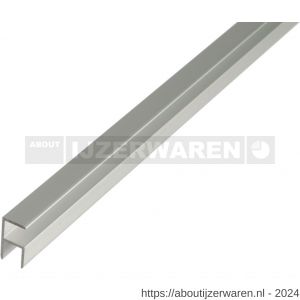 GAH Alberts hoekprofiel zelfklevend aluminium zilver 8,9x16,3x1,5 mm 2 m - W51501098 - afbeelding 1