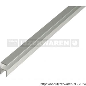 GAH Alberts hoekprofiel zelfklevend aluminium zilver 10,9x20x1,5 mm 2 m - W51501099 - afbeelding 1