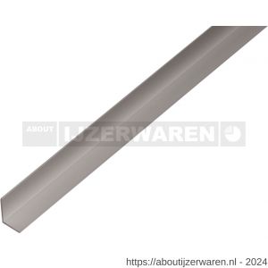 GAH Alberts hoekprofiel aluminium zilver geeloxeerd 22,8x19x1,8 mm 2 m - W51501107 - afbeelding 1