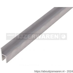 GAH Alberts stoelprofiel aluminium brute 26x11x1,5 mm 1 m - W51501547 - afbeelding 1