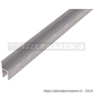 GAH Alberts stoelprofiel aluminium anodiseerd 26x11x1,5x8 mm 1 m - W51501549 - afbeelding 1