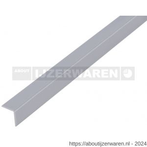 GAH Alberts hoekprofiel PVC grijs 10x10x1 mm 1 m - W51500949 - afbeelding 1