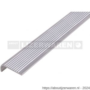 GAH Alberts trapbeschermingslijst aluminium blank 25x6x2 mm 1 m - W51501517 - afbeelding 1