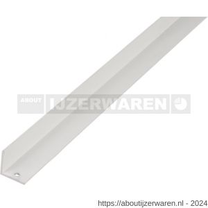 GAH Alberts hoekprofiel aluminium wit 20x20x1,5 mm 2,6 m - W51500753 - afbeelding 1