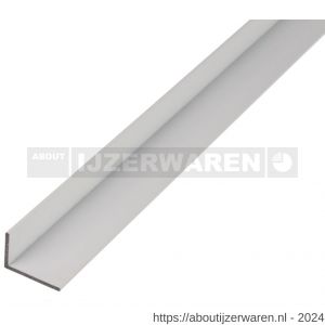 GAH Alberts hoekprofiel aluminium wit 20x10x1,5 mm 2,6 m - W51501010 - afbeelding 1