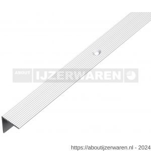 GAH Alberts trapbeschermingslijst aluminium zilver geeloxeerd 21x21x1,8 mm 2 m - W51501530 - afbeelding 1