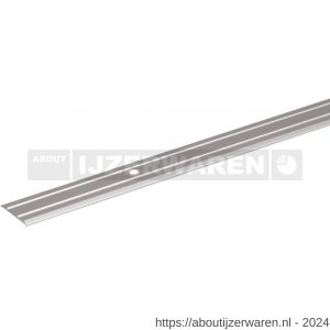 GAH Alberts overgangsprofiel aluminium zilver verzonken schroefgaten 38 mm 2 m - W51501584 - afbeelding 1