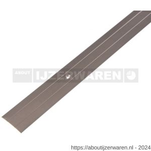 GAH Alberts overgangsprofiel aluminium brons verzonken schroefgaten 38 mm 2 m - W51501586 - afbeelding 1