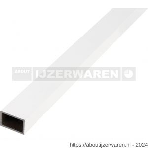 GAH Alberts rechthoekige buis aluminium wit 30x20x2 mm 2,6 m - W51500859 - afbeelding 1